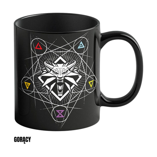 Mug The Witcher III Wild Hunt Signes Witcher activés par la chaleur