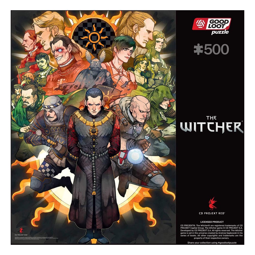 Détail de l'illustration Nilfgaard du puzzle The Witcher
