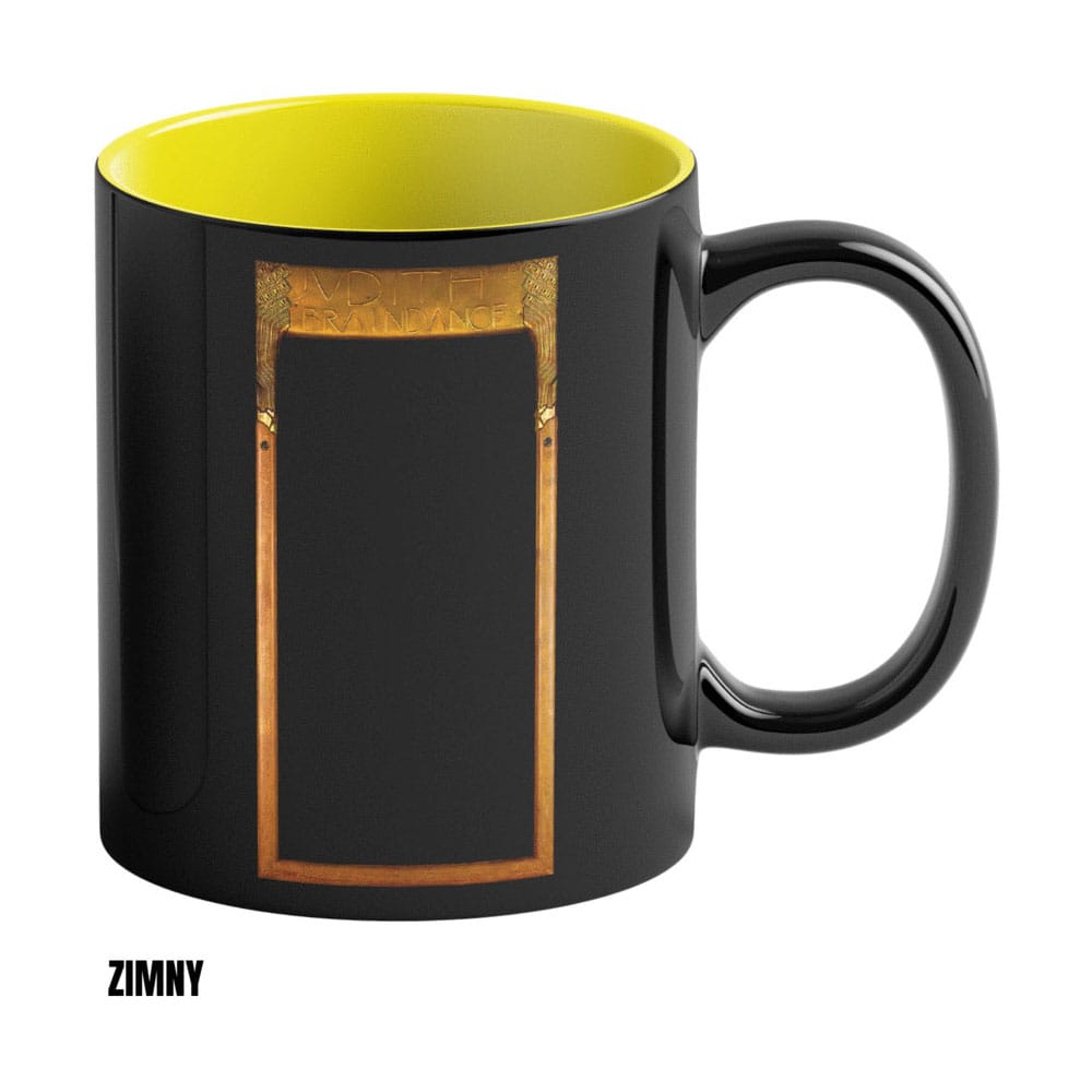 Mug Cyberpunk 2077 Judy Klimt effet thermique activé avec boisson chaude