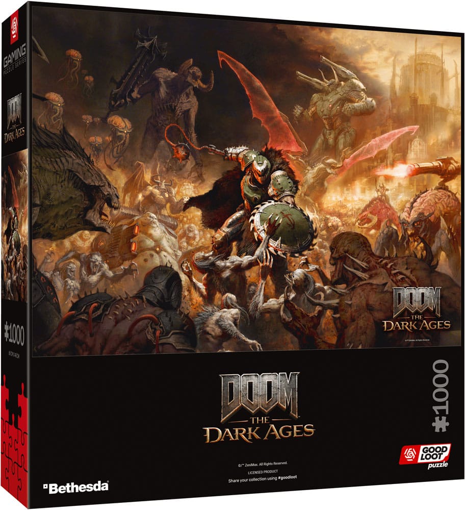 Illustration principale du puzzle Doom The Dark Ages Slayer's Rag assemblé