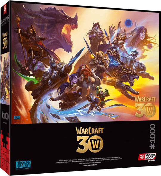 Boîte du puzzle World of Warcraft 30 ans Good Loot, vue frontale
