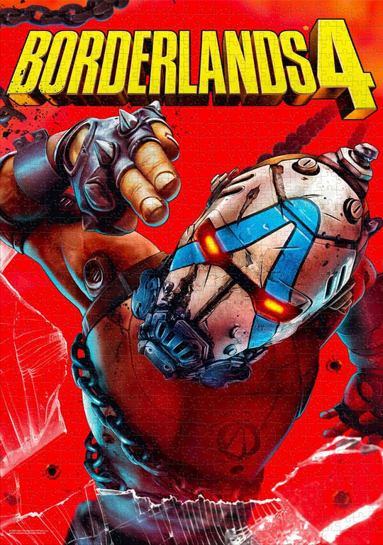Puzzle Borderlands 4 Break Free Psycho en cours d'assemblage