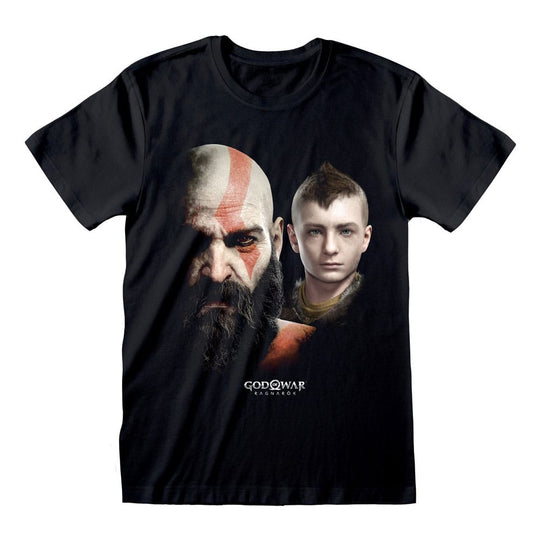 T-Shirt God of War Ragnarok Close Up officiel Heroes Inc, taille XL, en coton