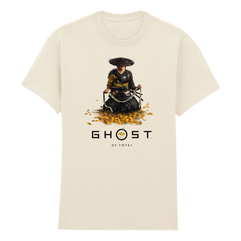 T-Shirt Ghost of Yotei Atsu Kneeling (L) officiel Heroes Inc en coton