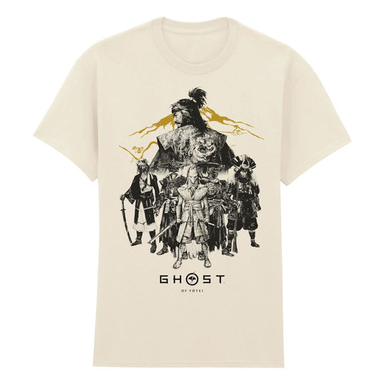 T-Shirt Ghost of Yotei Yotei Six (S) Heroes Inc officiel 100% coton