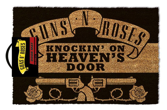 Paillasson Guns N' Roses Knockin' On Heaven's Door officiel 40x57cm, vue de face