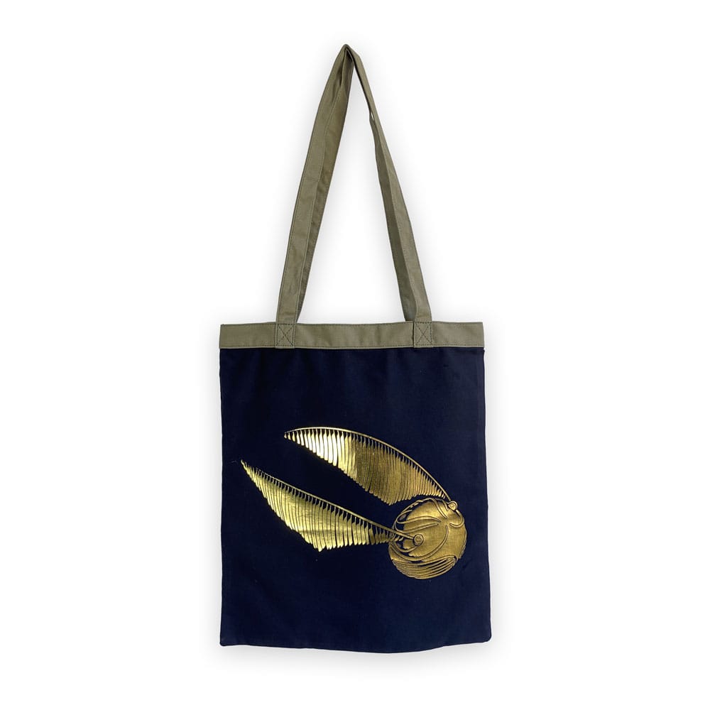 Sac shopping Harry Potter Vif d'Or Groovy, vue de face avec design doré