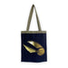 Sac shopping Harry Potter Vif d'Or Groovy, vue de face avec design doré