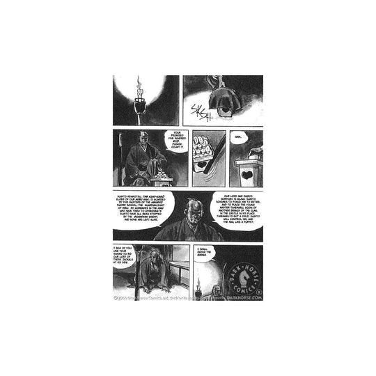 Intérieur du manga Lone Wolf and Cub Omnibus Vol 1 avec illustrations