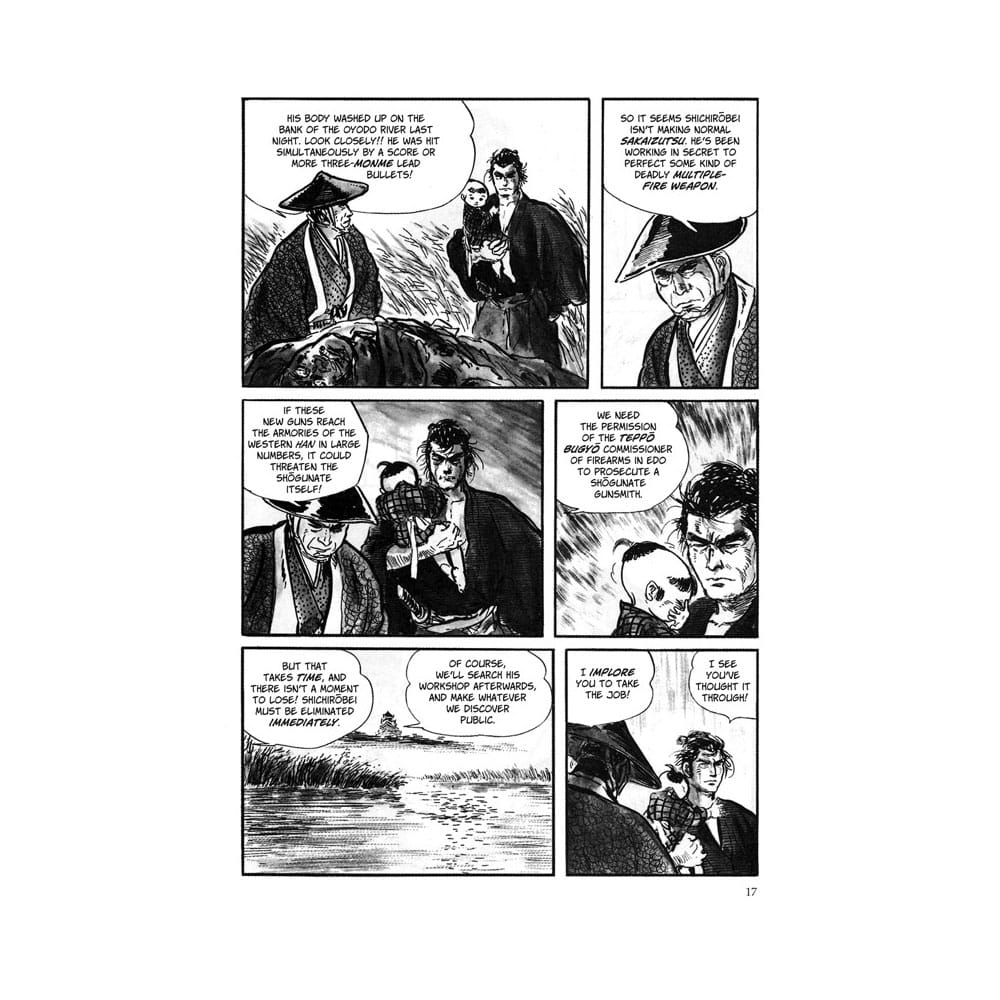Intérieur du manga Lone Wolf and Cub Omnibus 3 pages en anglais