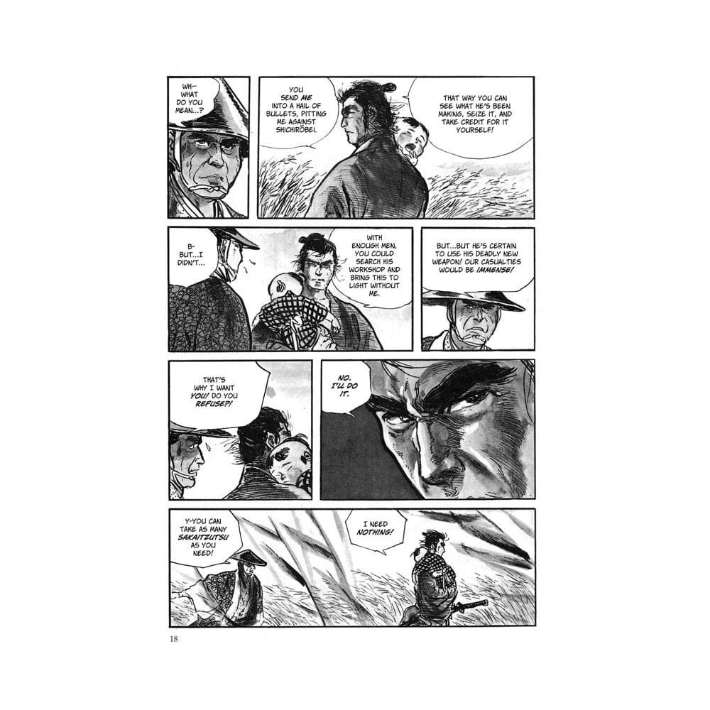 Dos du manga Lone Wolf and Cub Volume 3 par Grafica Veneta