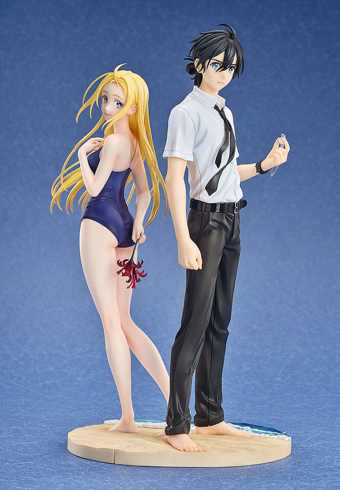 Statuette Shinpei Ajiro de dos, détails de la veste