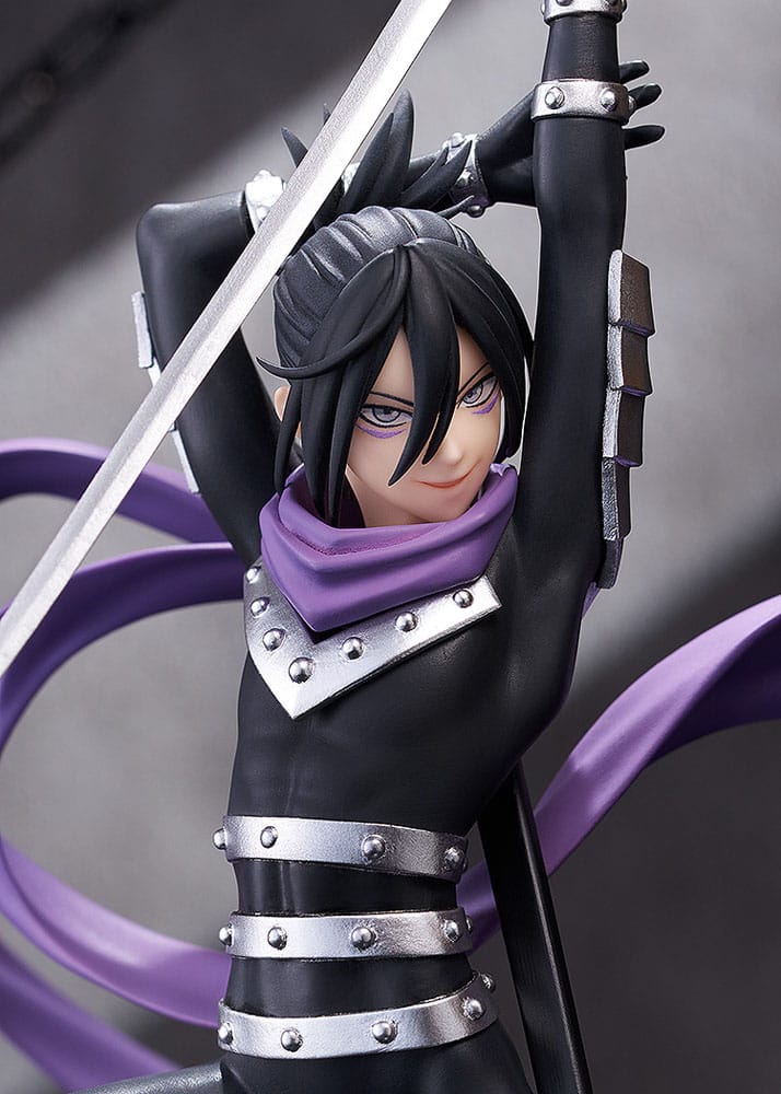 Figurine Speed-o'-Sound Sonic de One Punch Man en PVC, détails du visage