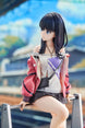 Statuette Gridman Universe Rikka Takarada - Gros plan sur la pose dynamique