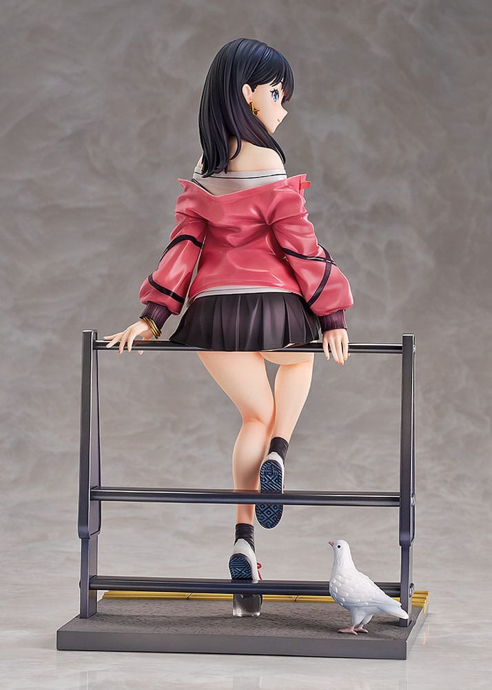 Statuette Rikka Takarada Gridman Universe - Présentation en boîte-fenêtre