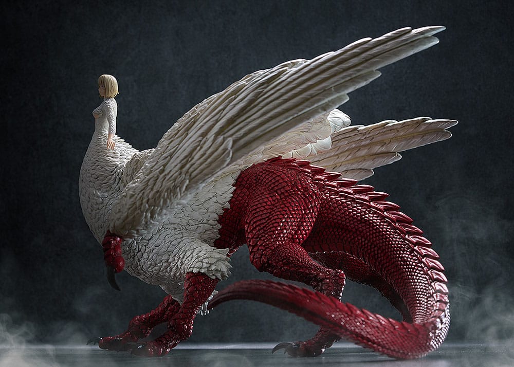 Statuette Falin (Chimera) Pop Up Parade XL, vue de dos avec détails des cheveux et de la queue