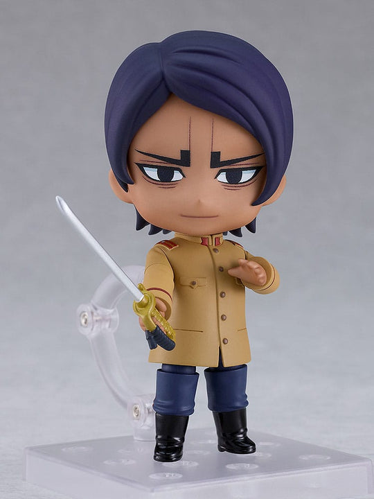 Nendoroid Koito Golden Kamuy vue de face avec expression déterminée.