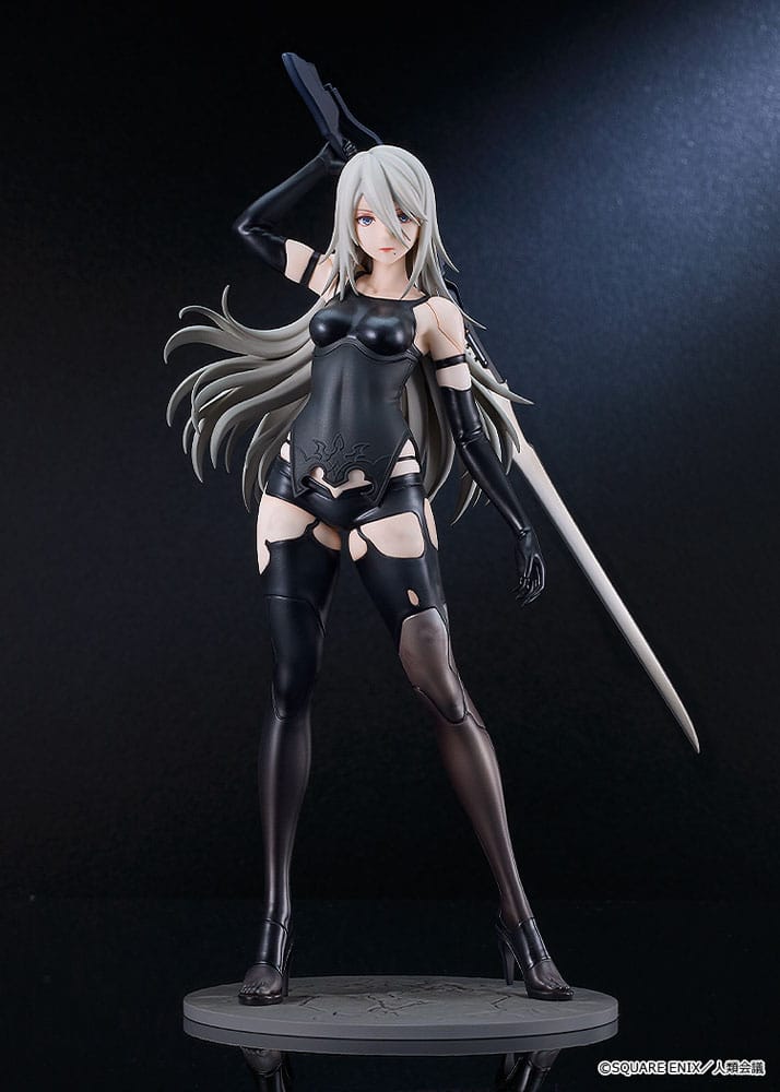 Figurine A2 NieR: Automata 27cm, gros plan sur le visage et les détails