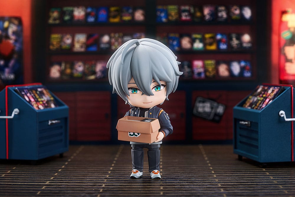 Gros plan sur les détails de la tenue de Wise Nendoroid