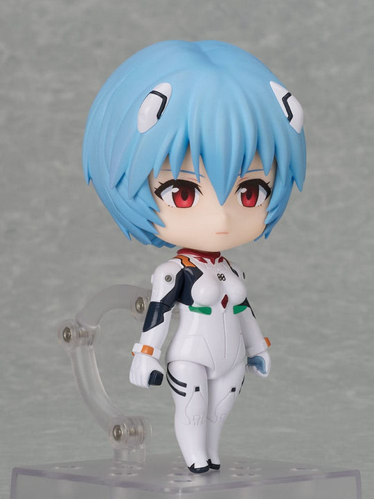 Vue arrière détaillée de la Nendoroid Rei Ayanami Plugsuit Ver.