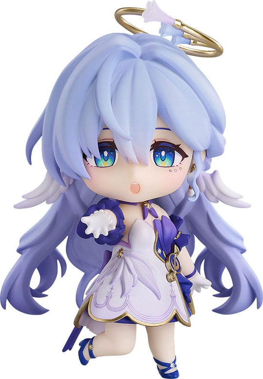 Figurine Nendoroid Robin Honkai Star Rail posant avec son microphone