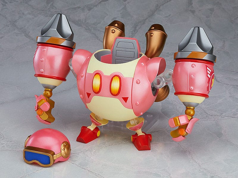 Nendoroid Kirby avec l'armure Robobot montée, pose dynamique