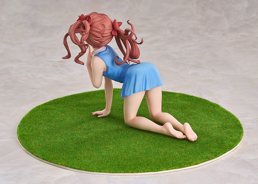 Statuette Kuroko Shirai Railgun T, vue de dos, détails de la tenue