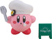 Figurine Kirby Nendoroid Kirby Cafe Ver. de face, souriant avec une boisson.