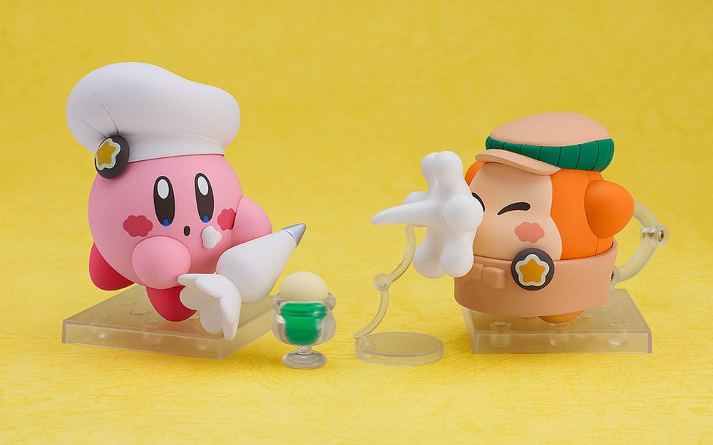 Kirby Nendoroid de dos, montrant les détails de sa conception.