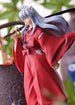 Vue latérale de la statuette Inuyasha 17 cm