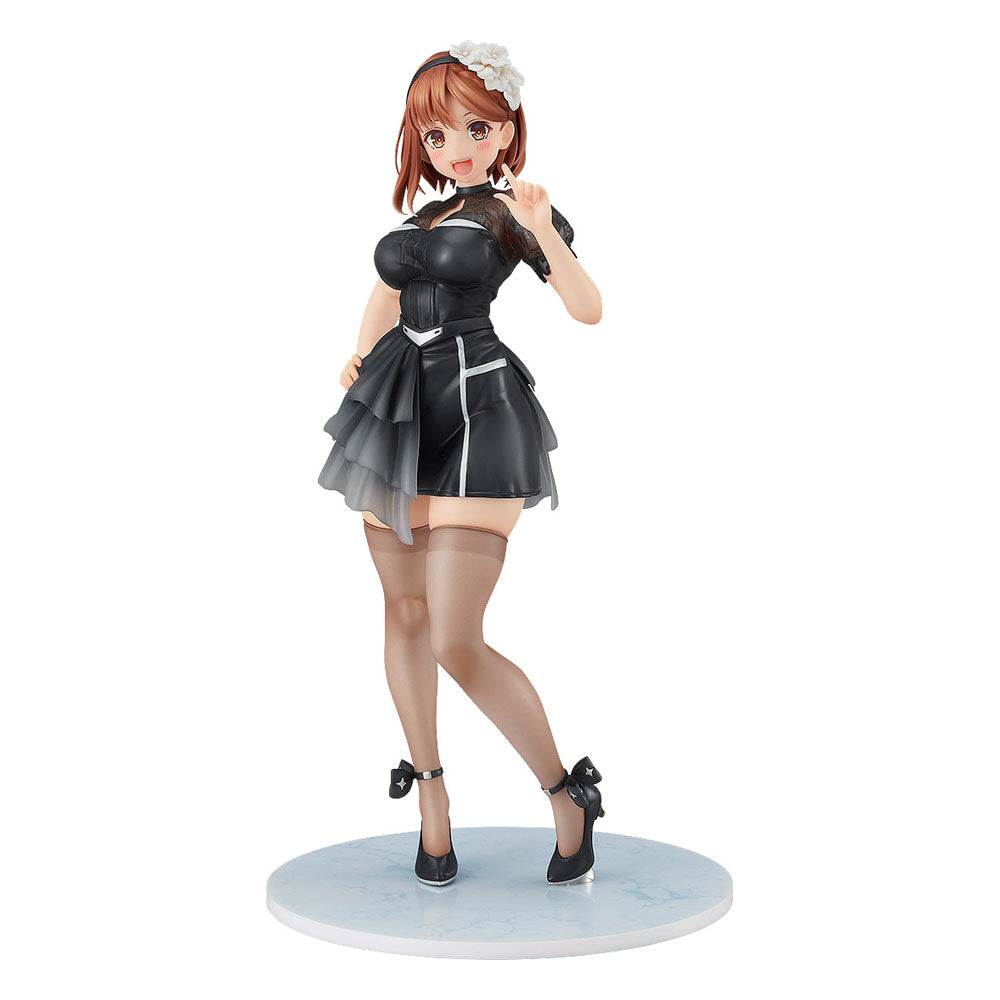 Statuette Ryza High Summer Formal Ver. 1/7 de face, détails de la robe et du chapeau.