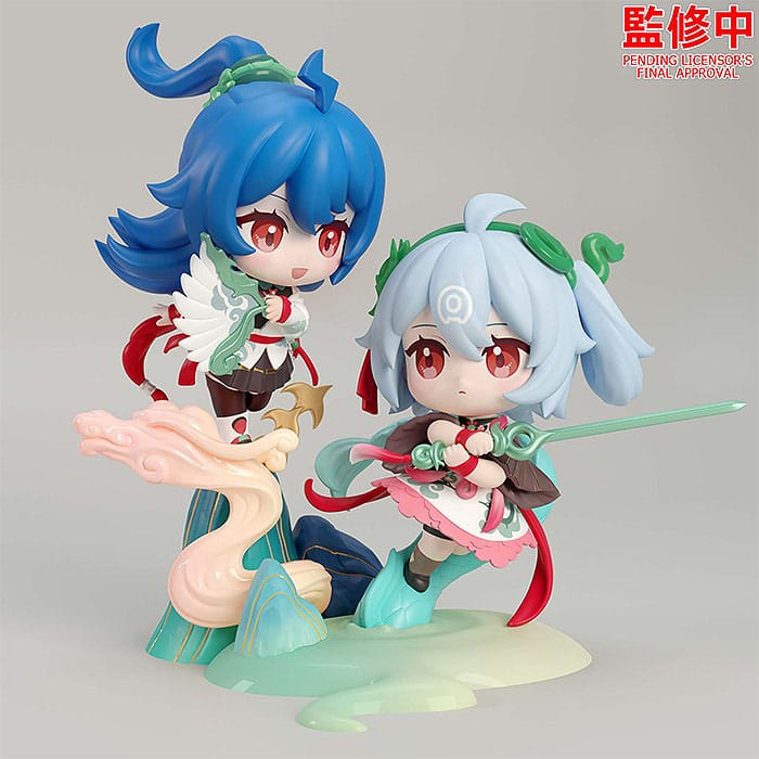 Vue arrière de la figurine Yun Chi Yue Chun 12cm, collection Bilibili Chibi