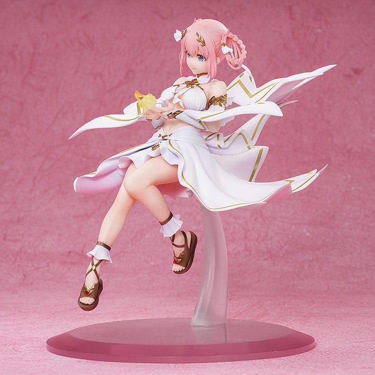 Vue latérale de la figurine Yui (Cérémonial) montrant les détails de sa robe