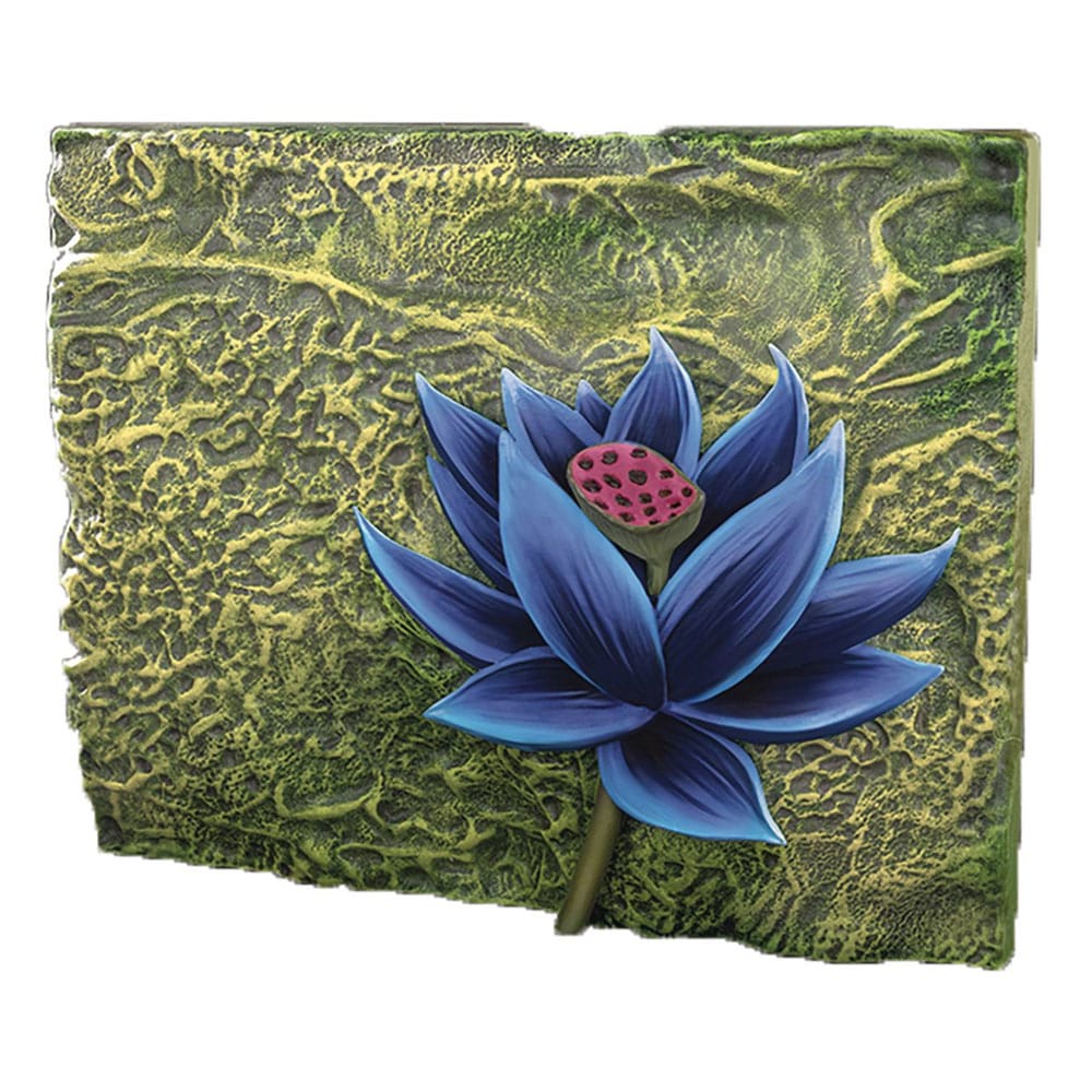 Sculpture Magic The Gathering Black Lotus en résine, vue de face