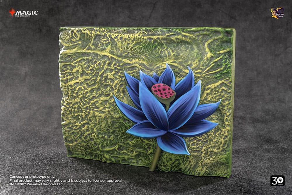 Emballage de la sculpture Black Lotus édition limitée