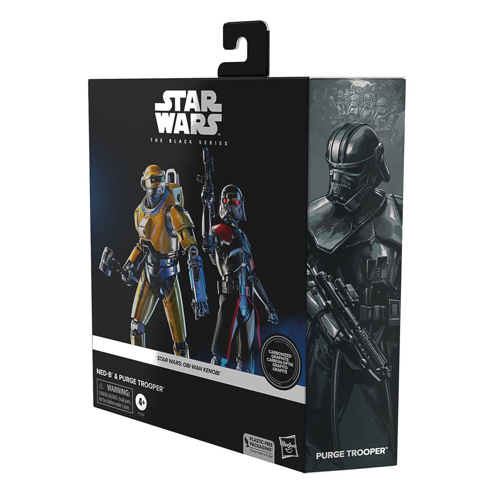 Pack figurines Star Wars Black Series NED-B et Purge Trooper en action