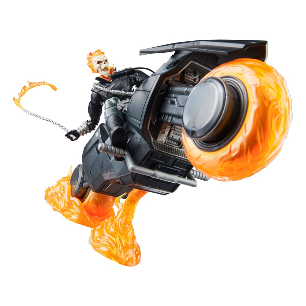 Figurine Marvel Legends Ghost Rider Danny Ketch 15cm avec moto Hell Cycle
