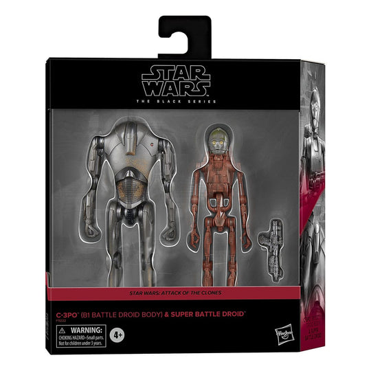Figurine C-3PO (corps B1 Battle Droid) Star Wars Black Series en détail