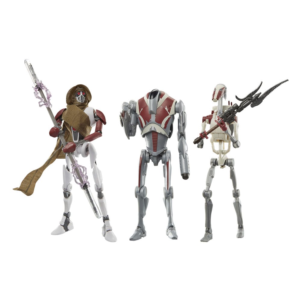Pack de 3 figurines Star Wars Black Series Jedi Survivor en boîte