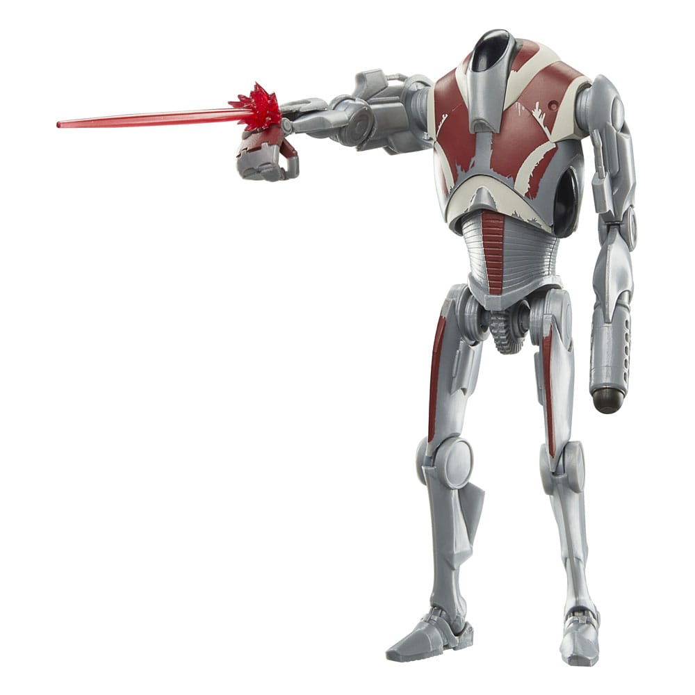 Figurine Star Wars Black Series Super Battle Droid 15cm en pose d'action