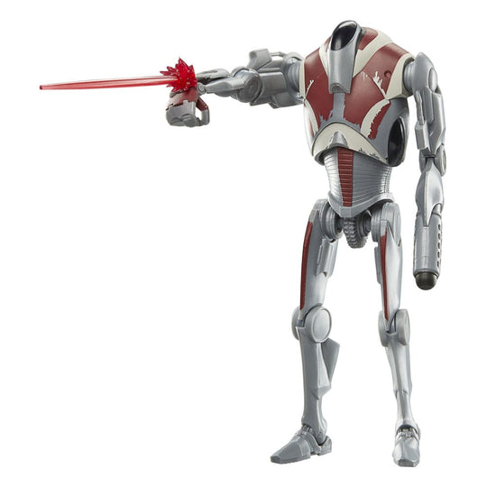 Figurine Star Wars Black Series Super Battle Droid 15cm en pose d'action