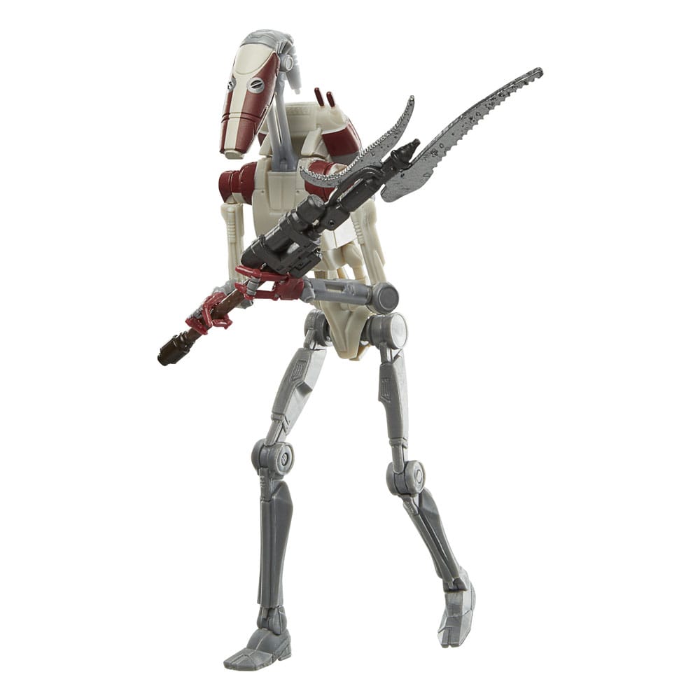 Gros plan sur le Super Battle Droid Star Wars Black Series
