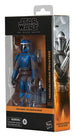 Figurine Mandalorian Privateer Black Series de dos, montrant l'équipement
