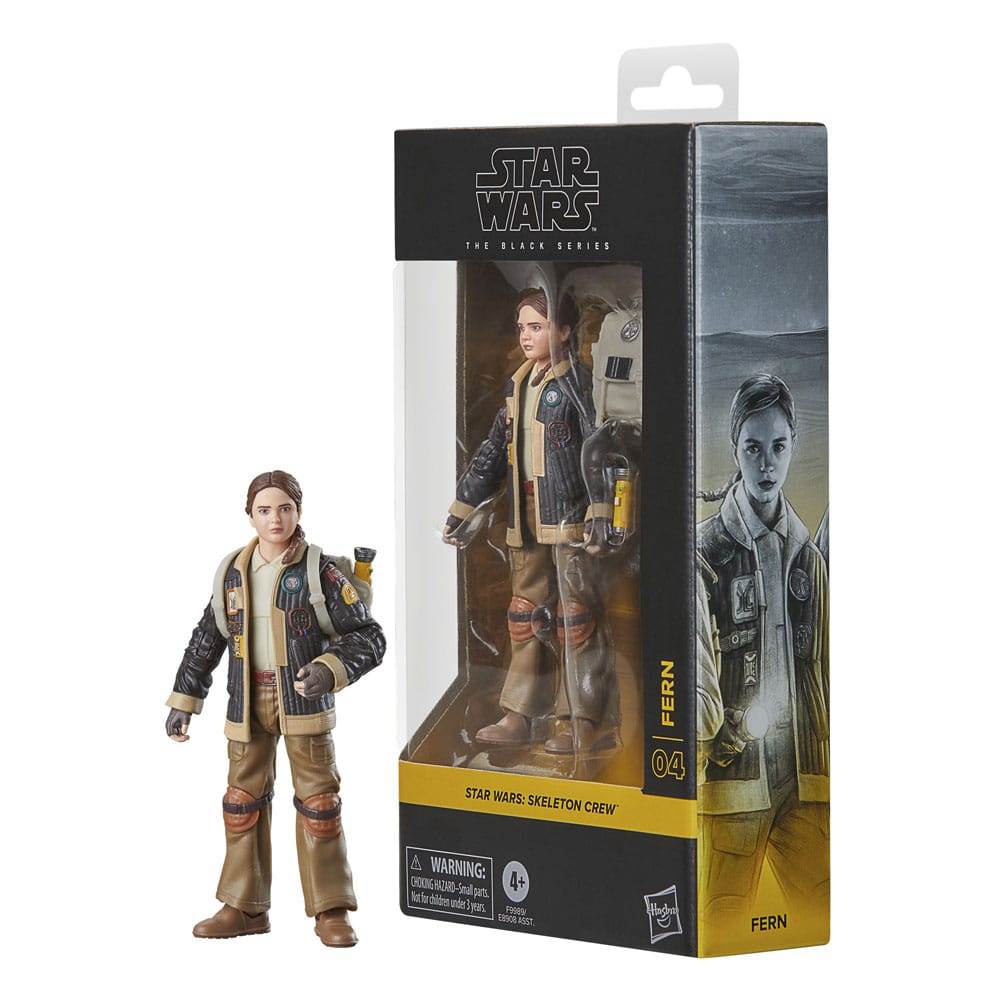 Détail visage figurine Fern Star Wars Black Series