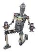Figurines Star Wars Black Series IG-12 et Grogu sur un socle