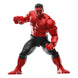 Red Hulk Marvel Legends - Détail du visage et expression menaçante