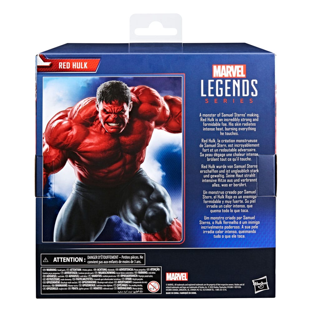 Figurine Red Hulk 22cm - Gros plan sur les détails de la texture
