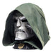 Casque Doctor Doom Marvel Legends de face, réplique premium 1:1
