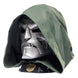 Casque Doctor Doom Marvel Legends de face, réplique premium 1:1