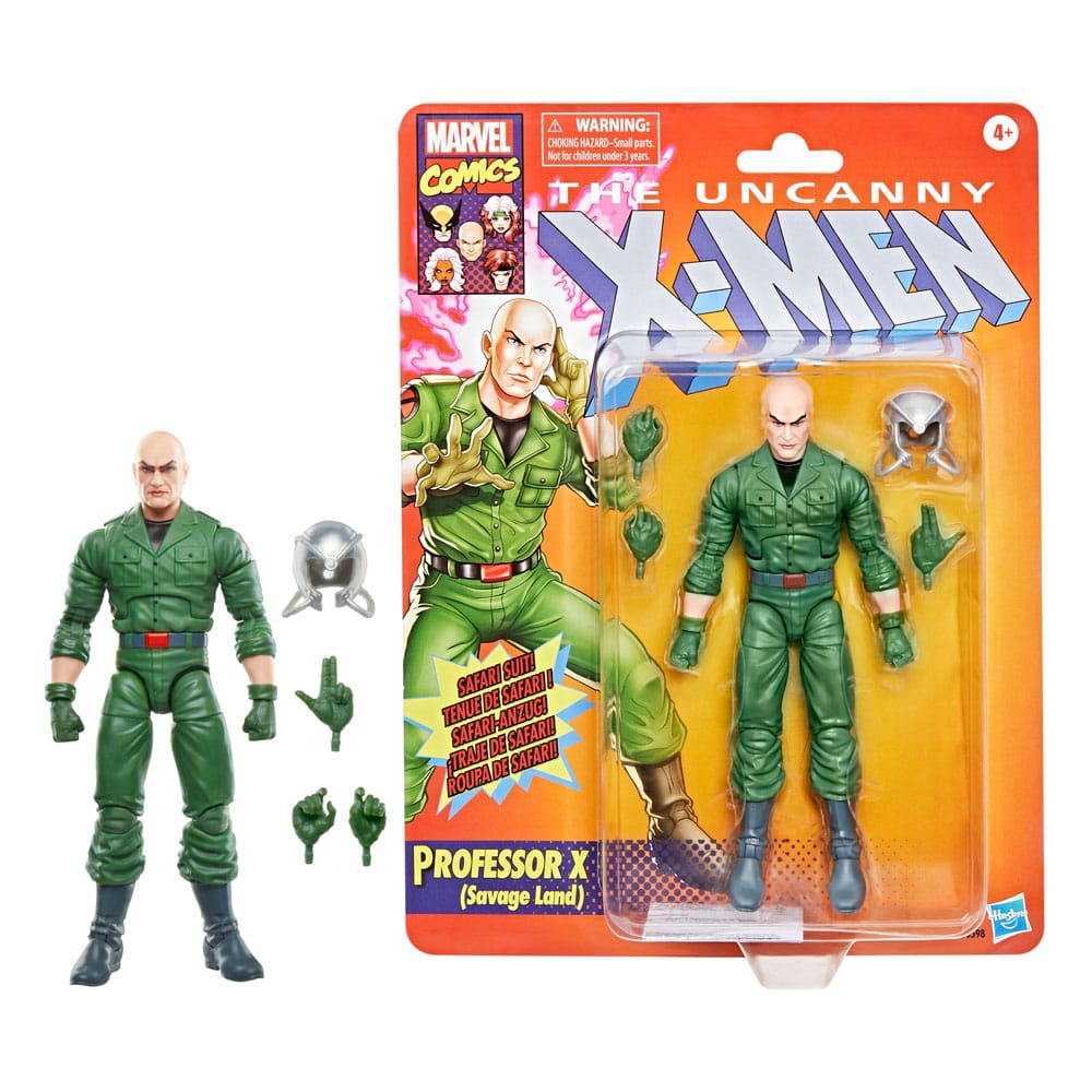 Emballage de la figurine Hasbro Marvel Legends Professor X Savage Land